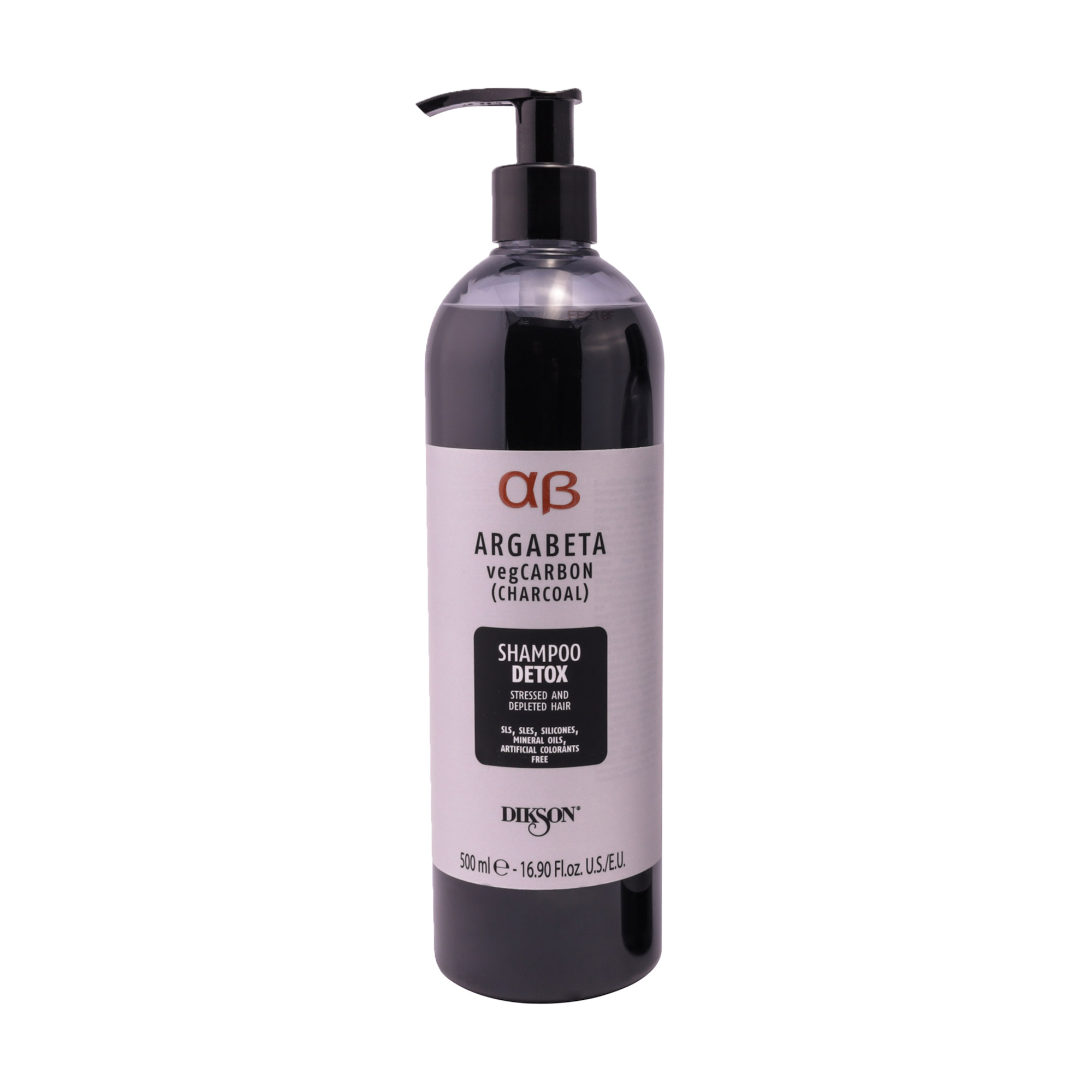 Детокс-шампунь для волосся Dikson Argabeta VegCarbon Shampoo Detox, 500 мл